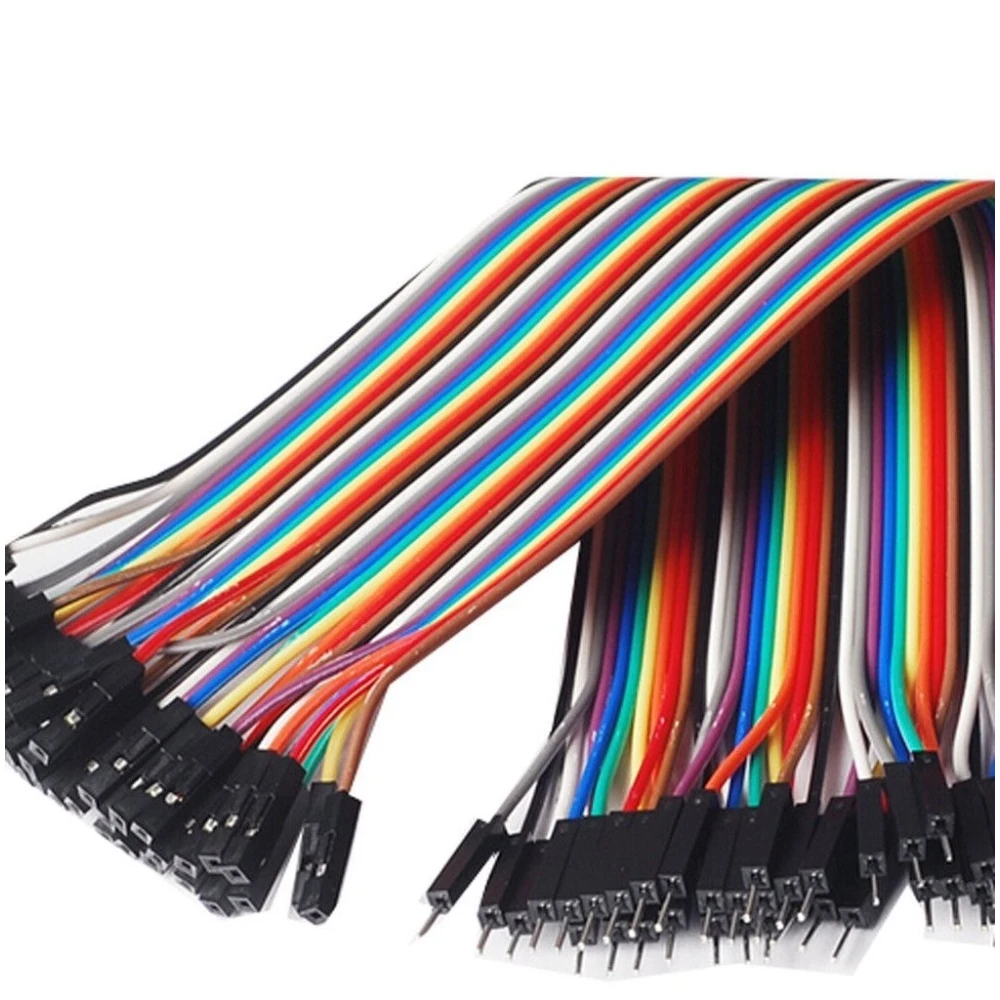 40pcs câble Dupont mâle femelle 30cm pour Arduino breadboard et projets Arduino
