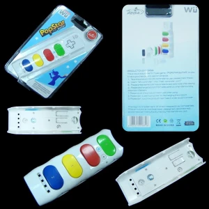 Accessoire Popstar Guitar Wii compatible et facile à installer pour votre manette Wii