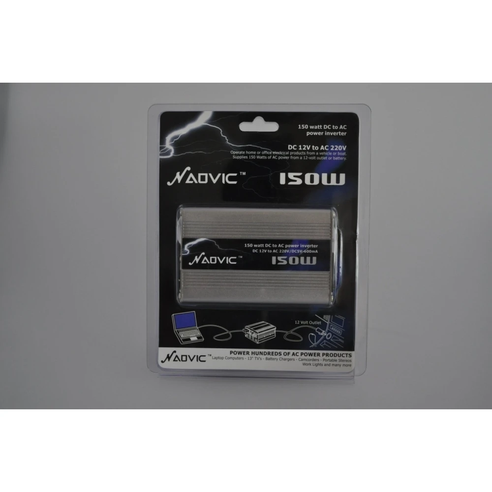 Convertisseur 12V à 220V pour voiture 150W satkit