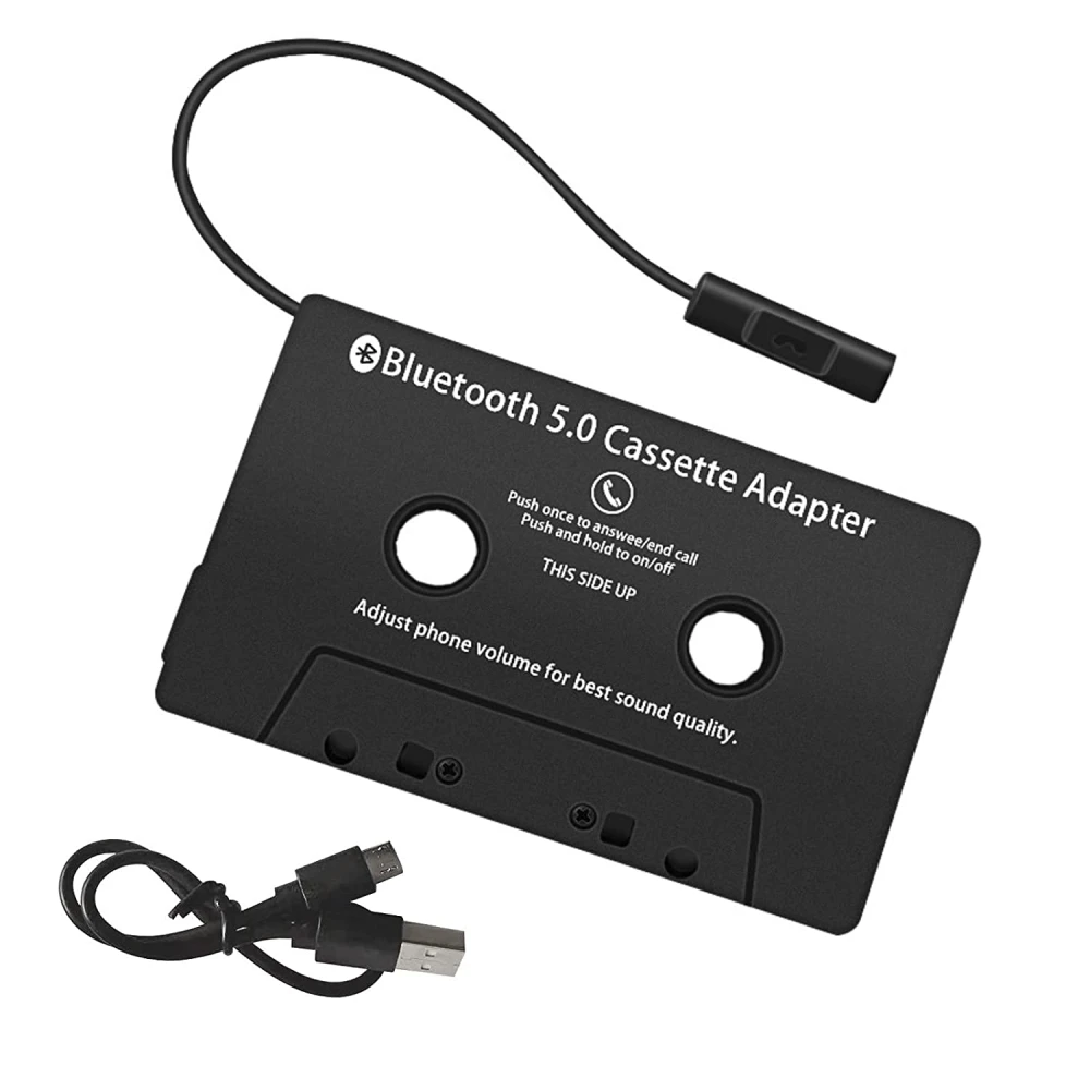 Adaptateur cassette Bluetooth voiture mains libres BT 5.0