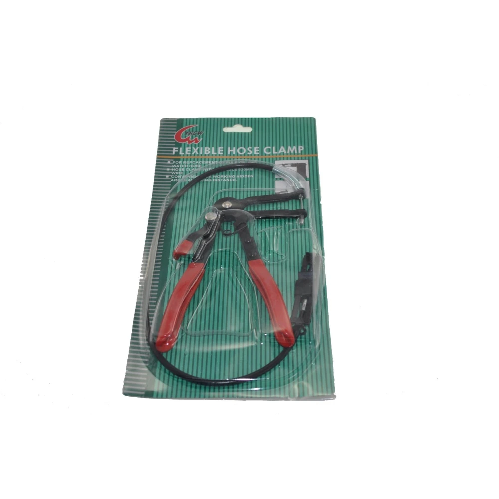 Alicates con cable 630mm para abrazaderas TSX TOOL en uso en taller mecánico