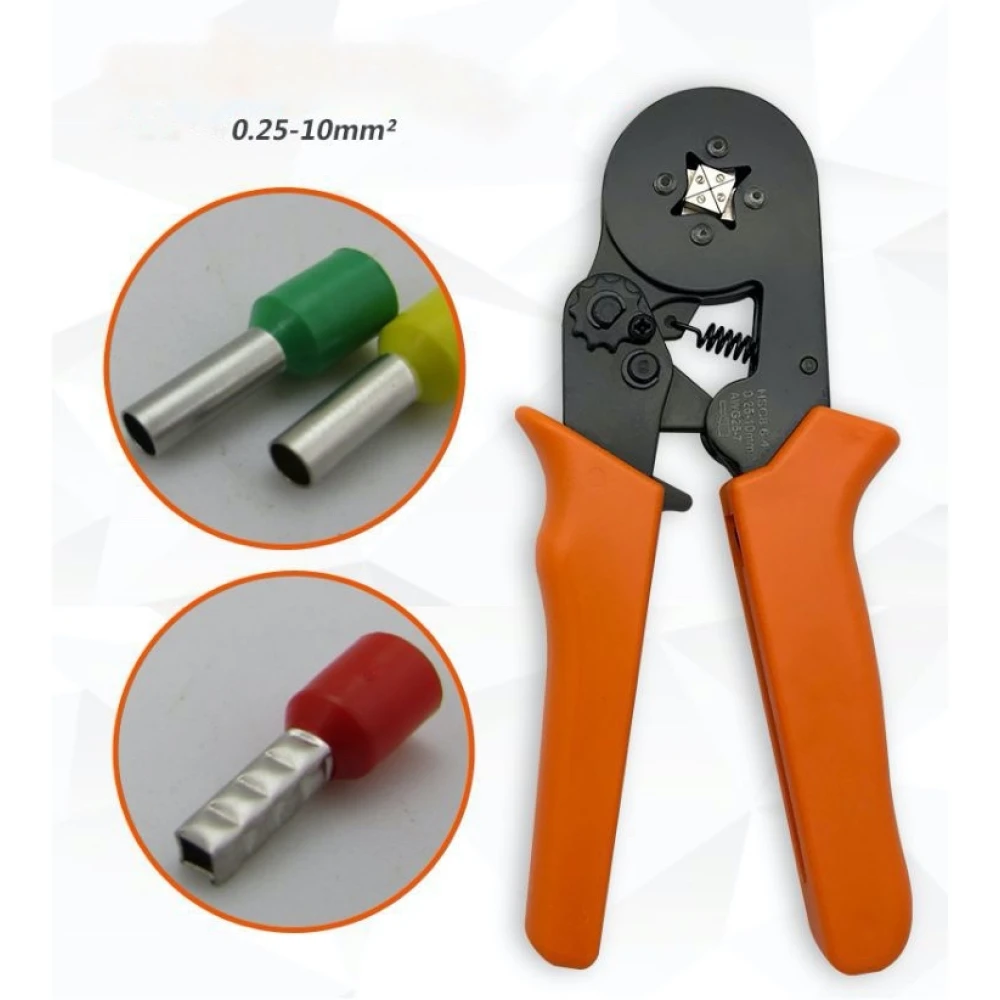 Pince à sertir avec cosses 0.25-10 mm² - Kit 1200 pièces
