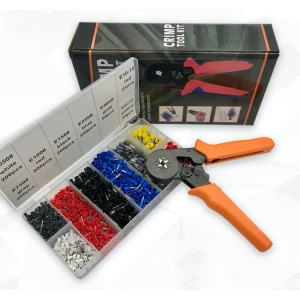 satkit Pince à sertir avec cosses 0.25-10 mm² - Kit 1200 pièces