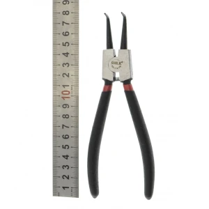 Pince à circlips coudée 180mm SK-112-7b SHEK pour rondelles et anneaux de sécurité
