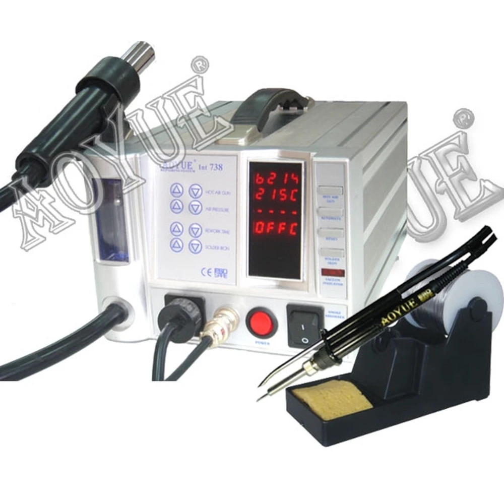 Aoyue INT738+ station de réparation professionnelle avec fer 60W