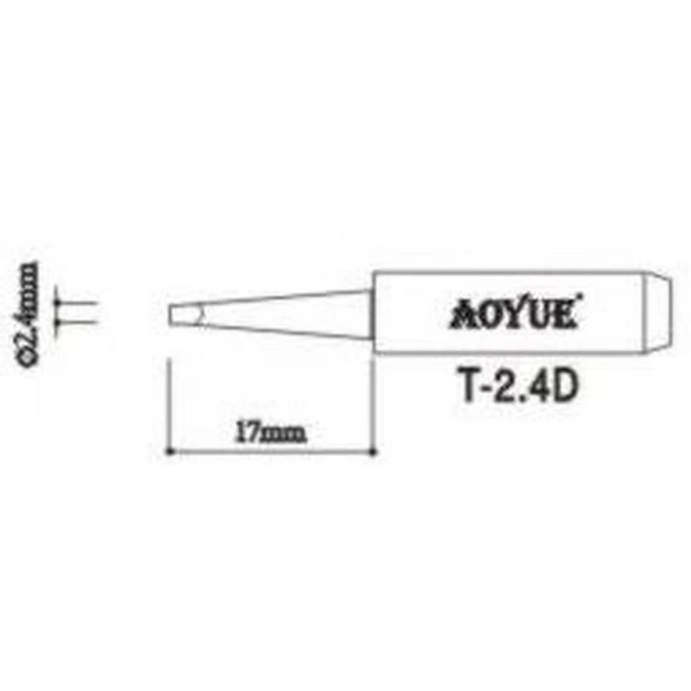 Aoyue T2,4d Pointe de fer à souder de rechange pour stations Aoyue