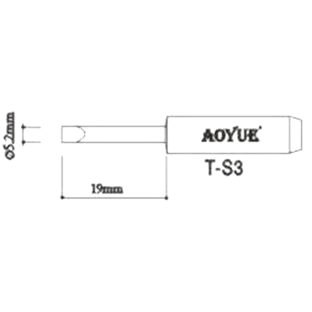 Pointe de fer à souder Aoyue TS3 pour stations de soudage