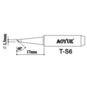 Pointe de fer à souder Aoyue TS6 pour station de soudage