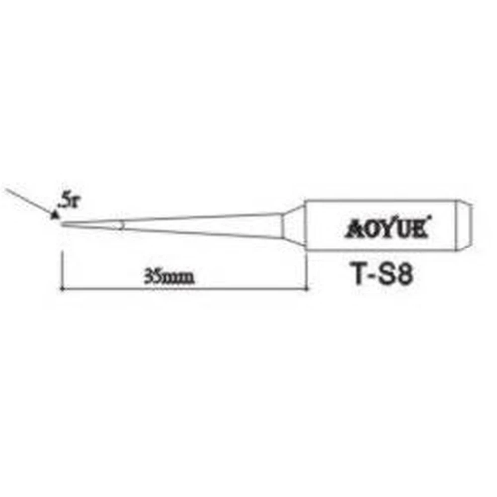 Pointe de fer à souder Aoyue TS8 compatible avec stations de soudage