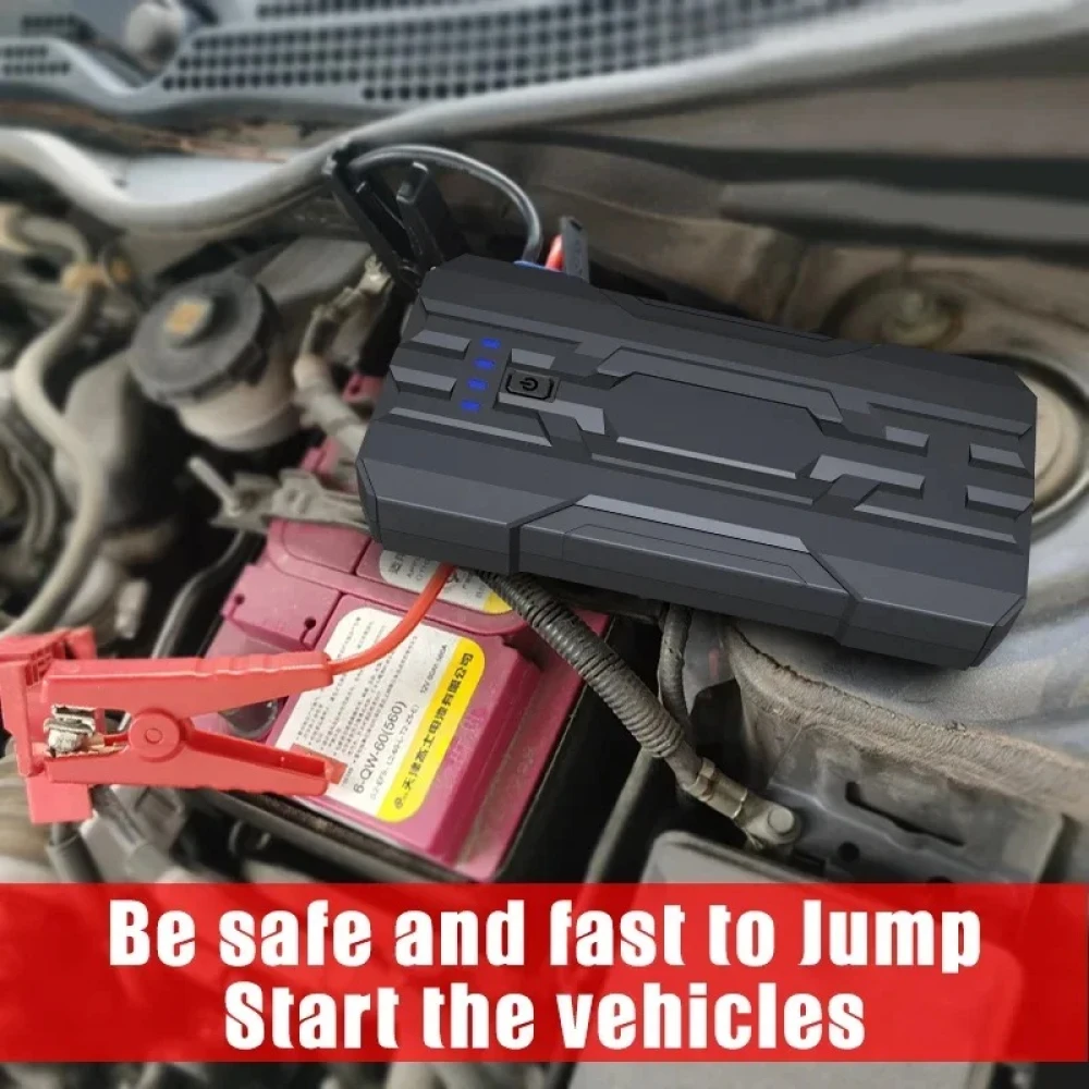 Démarreur de batterie voiture 8000mAh Jumpstarter S301 compact et sûr avec lampe LED SOS