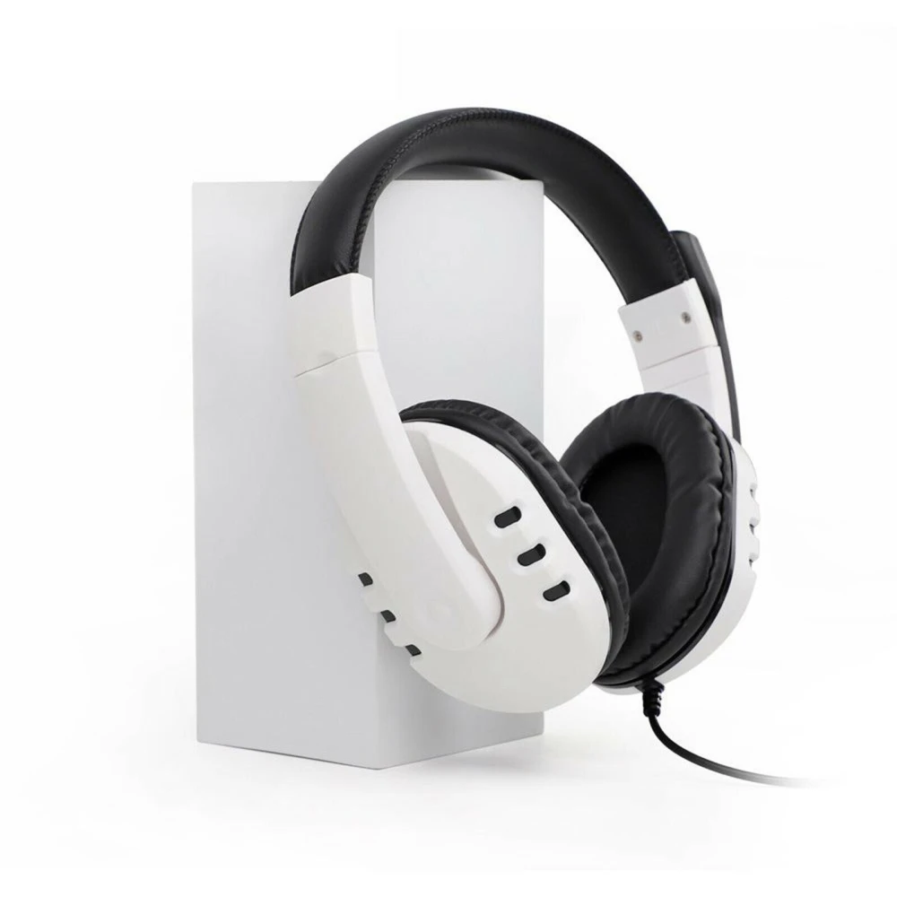 Vista lateral de auriculares Dobe TY-0820 para juegos y comunicación