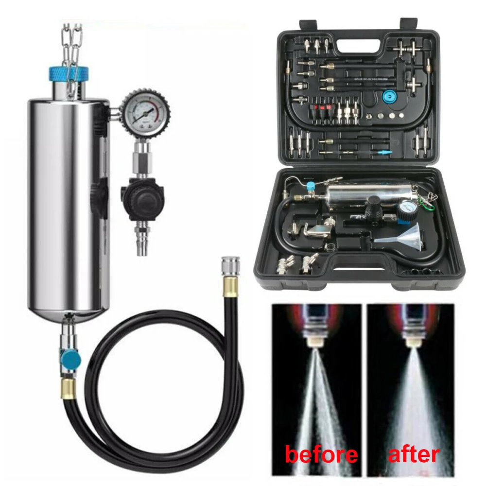 AUTOOL C100 nettoyeur d'injecteurs essence avec adaptateurs pour voiture