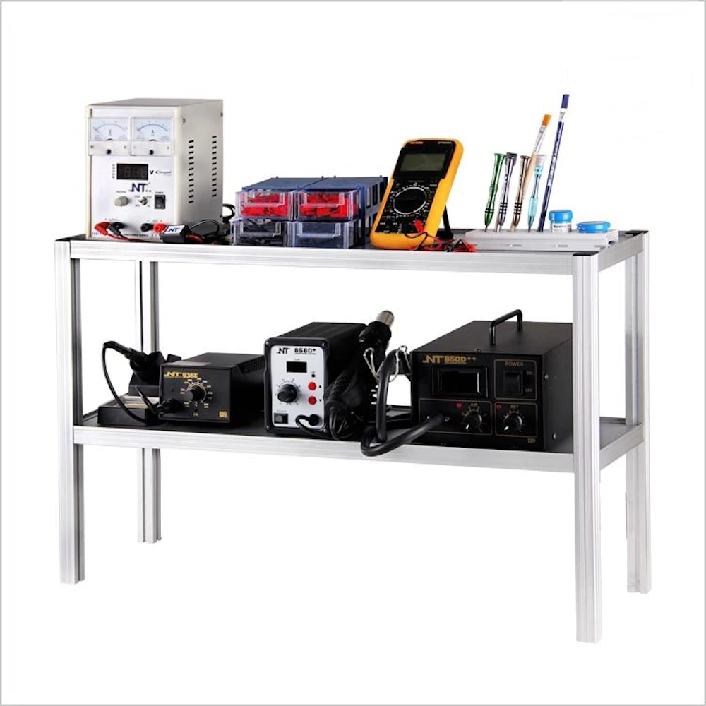 Banc de travail électronique Kaisi - table légère et résistante