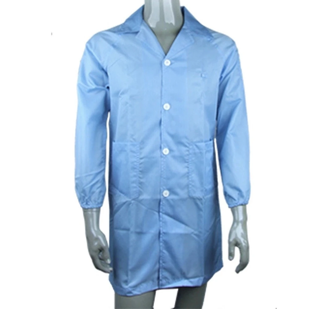 Blouse de laboratoire antistatique taille L pour la protection en environnements sensibles