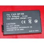 Batterie compatible Canon BP-308 pour camescopes Canon