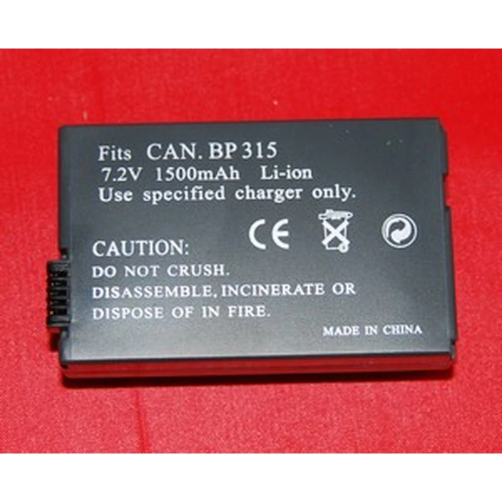 Batterie compatible Canon BP-315 pour appareils photo et caméscopes