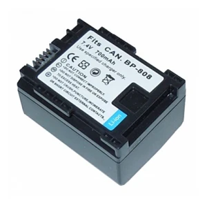 Batterie compatible Canon BP808 pour caméras Canon FS10, FS100 et FS11