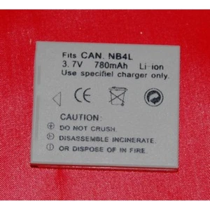Batterie compatible Canon NB-4L pour appareils photo numériques Canon