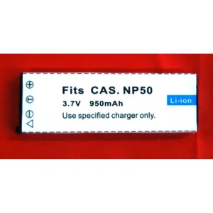 Batterie compatible Casio NP-50 pour appareils photo Casio Exilim