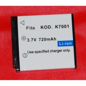 Batterie compatible Kodak KLIC-7001 pour appareils photo et caméscopes
