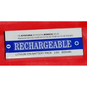 Batterie compatible Kyocera BP800S et DR-LB1 pour appareils photo numériques