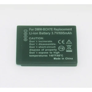 Batterie compatible Panasonic BCH7E pour appareils photo numériques Panasonic et Samsung