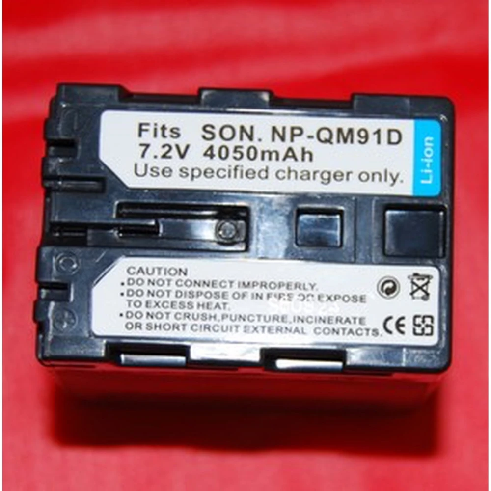 Batterie compatible Sony NP-QM91D pour caméras numériques et caméscopes Sony