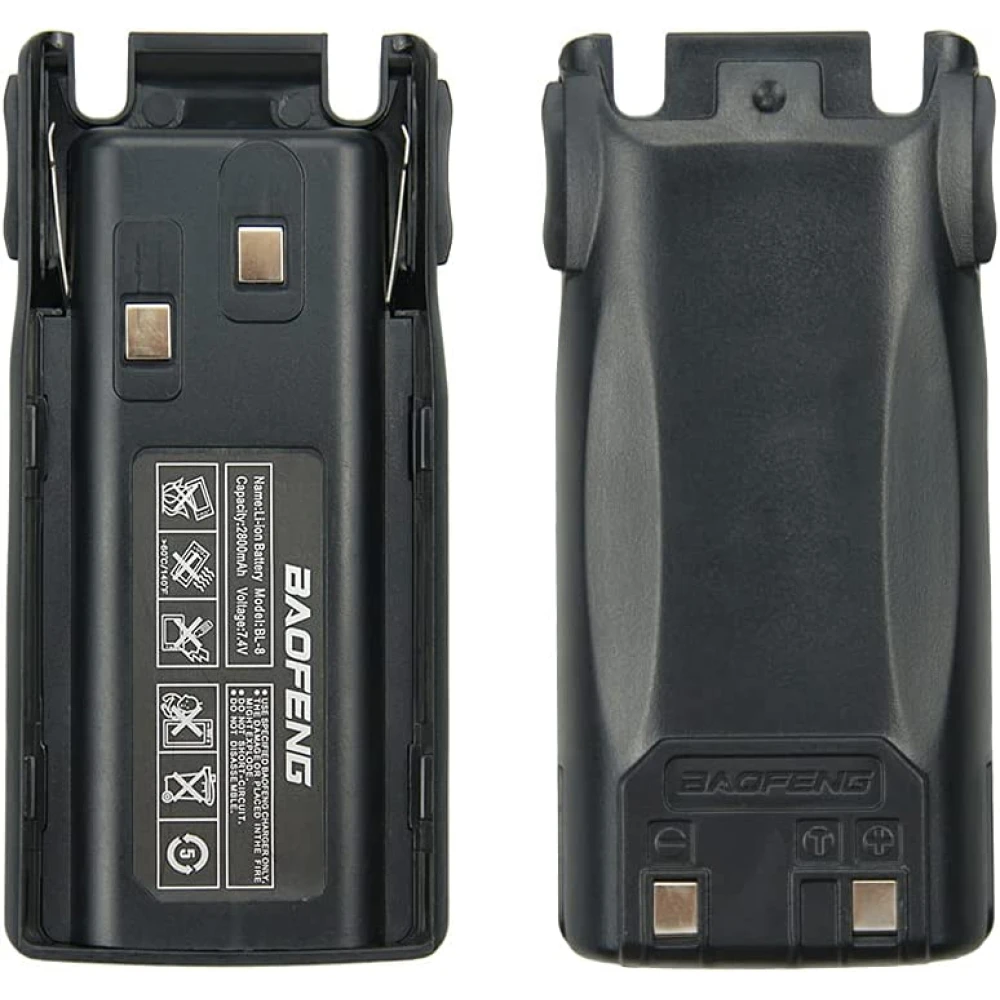Batterie de rechange Baofeng BL-8 2800mAh 7.4V pour talkie-walkie bidirectionnel