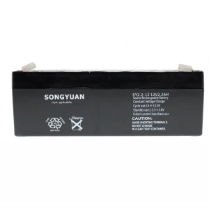 Songyuan Batterie gel plomb 12V 2.2Ah SY2.2-12 pour alarmes et jouets électriques