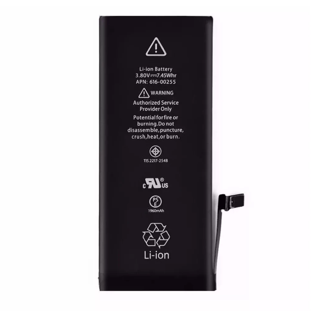 Batterie iPhone 7 originale 1960mAh APN 616-00255 compatible 4,7 pouces