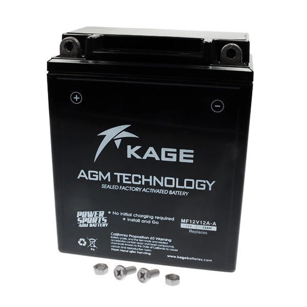 Batterie moto 12N12A-4A-1 YB12AL-A haute performance et longue durée