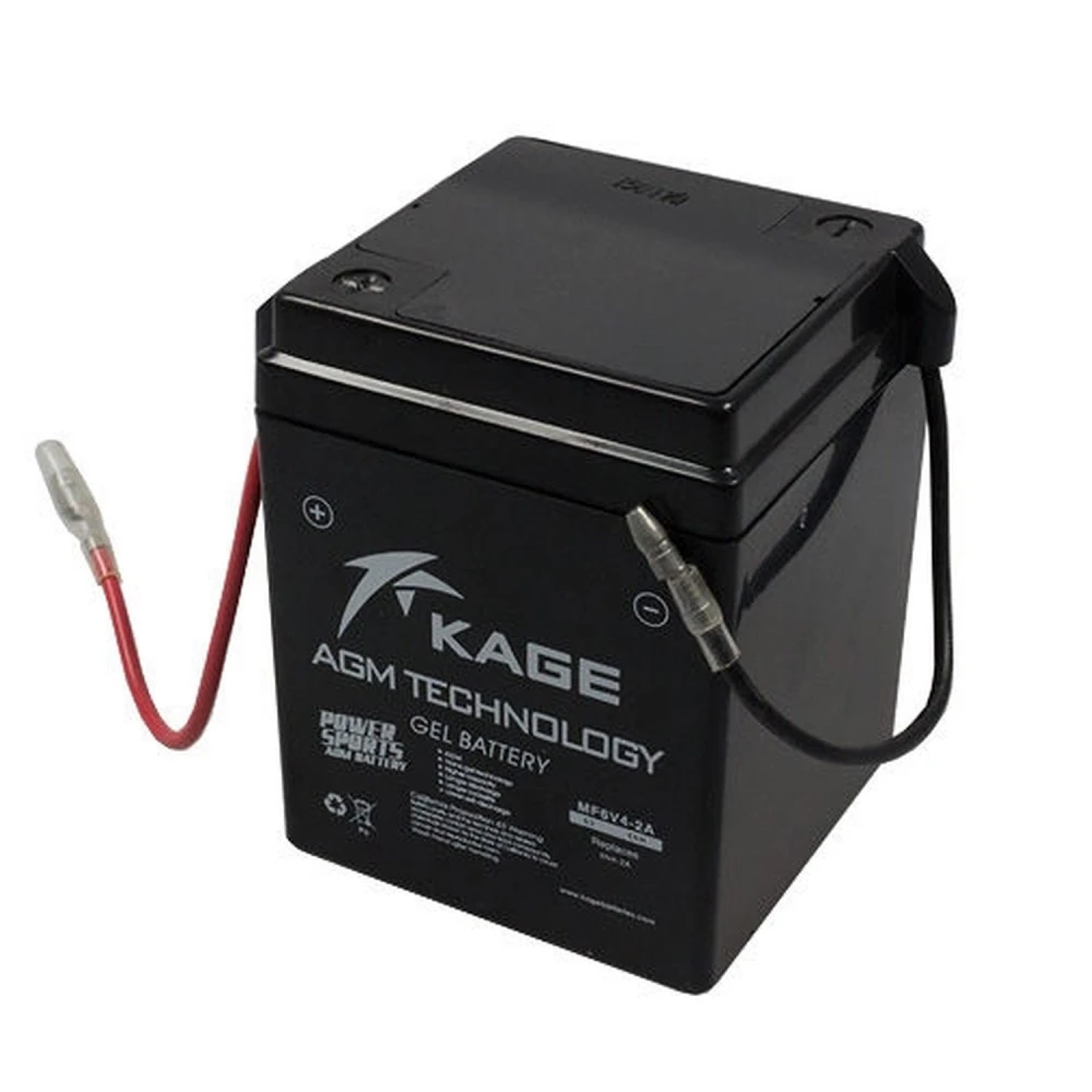 Batterie moto 6N4-2A-4 GEL - batterie gel 6V 4Ah compatible
