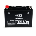 Batterie Moto AGM 12V 11.2Ah OUTDO HCZ12S-MF - Compatible Yuasa YTZ12S(-BS) / GTZ12S / ETZ12S