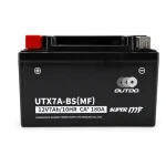 Batterie Moto AGM 12V 7Ah OUTDO UTX7A-BS(MF) - Compatible Yuasa YTX7A-BS / GTX7A-BS / ETX7A-BS