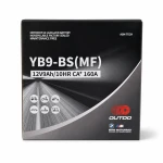 Batterie Moto AGM 12V 9Ah OUTDO YB9-BS(MF) - Compatible Yuasa YB9-B / GS GM9Z-3B-1 / GS YB9-B / 12N9-4B-1 (flooded)