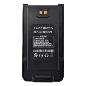 Batterie originale Baofeng UV-9R Plus haute capacité 8000mAh pour radio portable