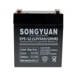 Batterie plomb scellée rechargeable 12V 5Ah SY5-12 pour SAI, onduleur et trottinette électrique