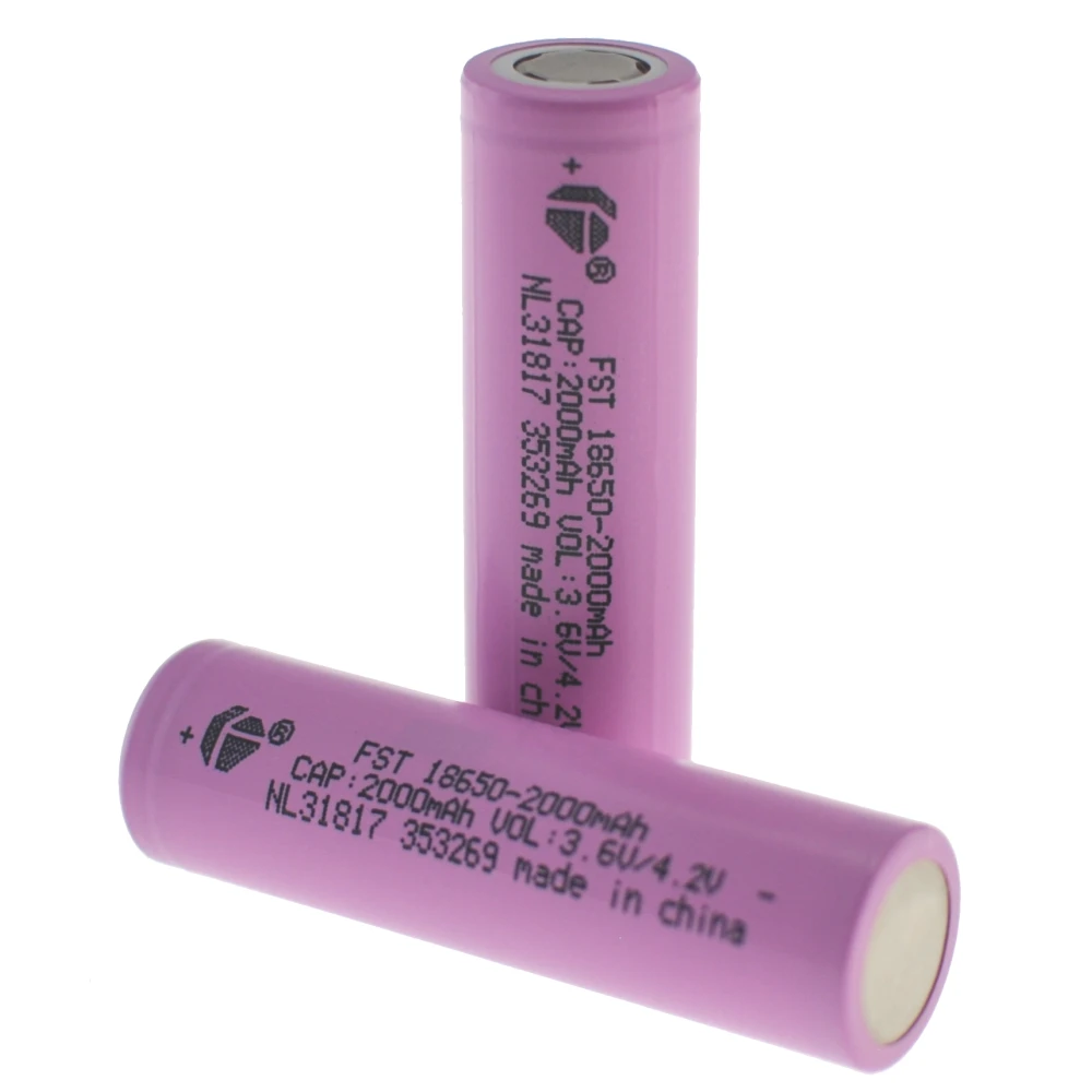 Batterie rechargeable 18650 2000mAh 3,7V lithium Satkit