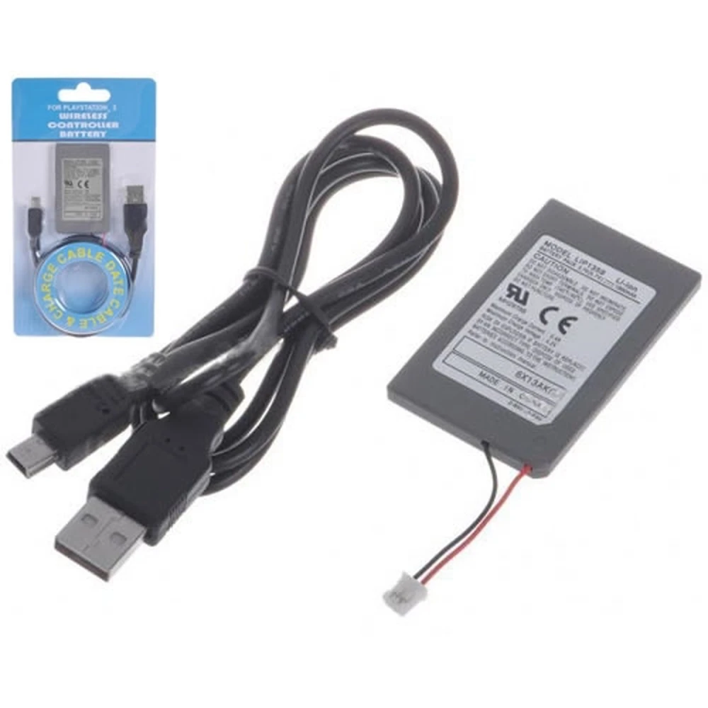 Batterie rechargeable manette PS3 1800mAh avec câble USB pour PlayStation 3