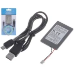 Batterie rechargeable manette PS3 1800mAh avec câble USB pour PlayStation 3