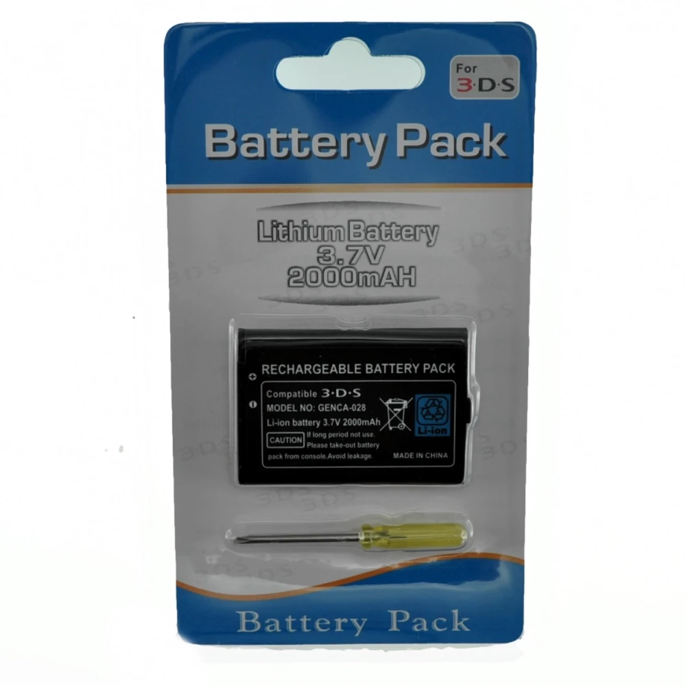 Batterie rechargeable pour Nintendo 3DS 3,7V 2000mAh compatible et durable