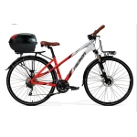 Top case vélo 17L noir JZH-818 pour 1 casque avec serrure
