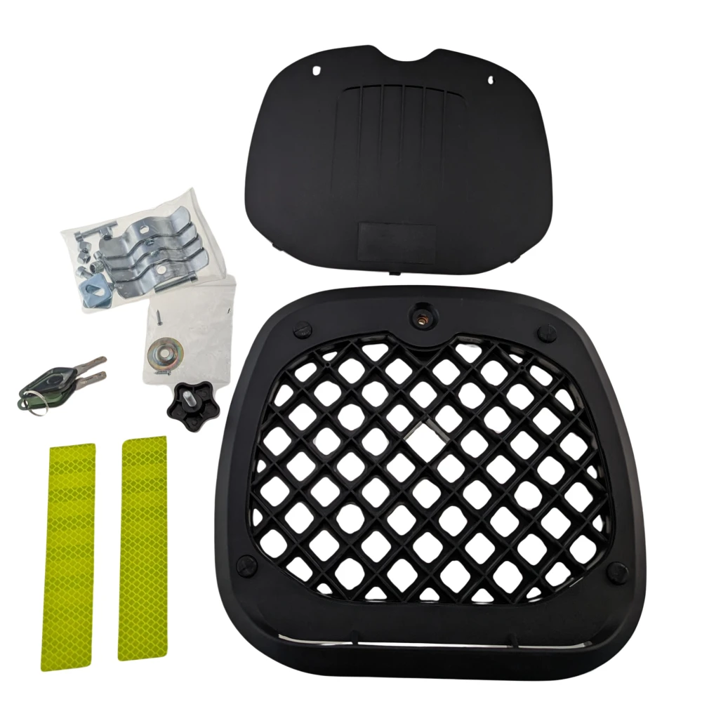 Top case moto universel 45L - Coffre carré pour 1 casque