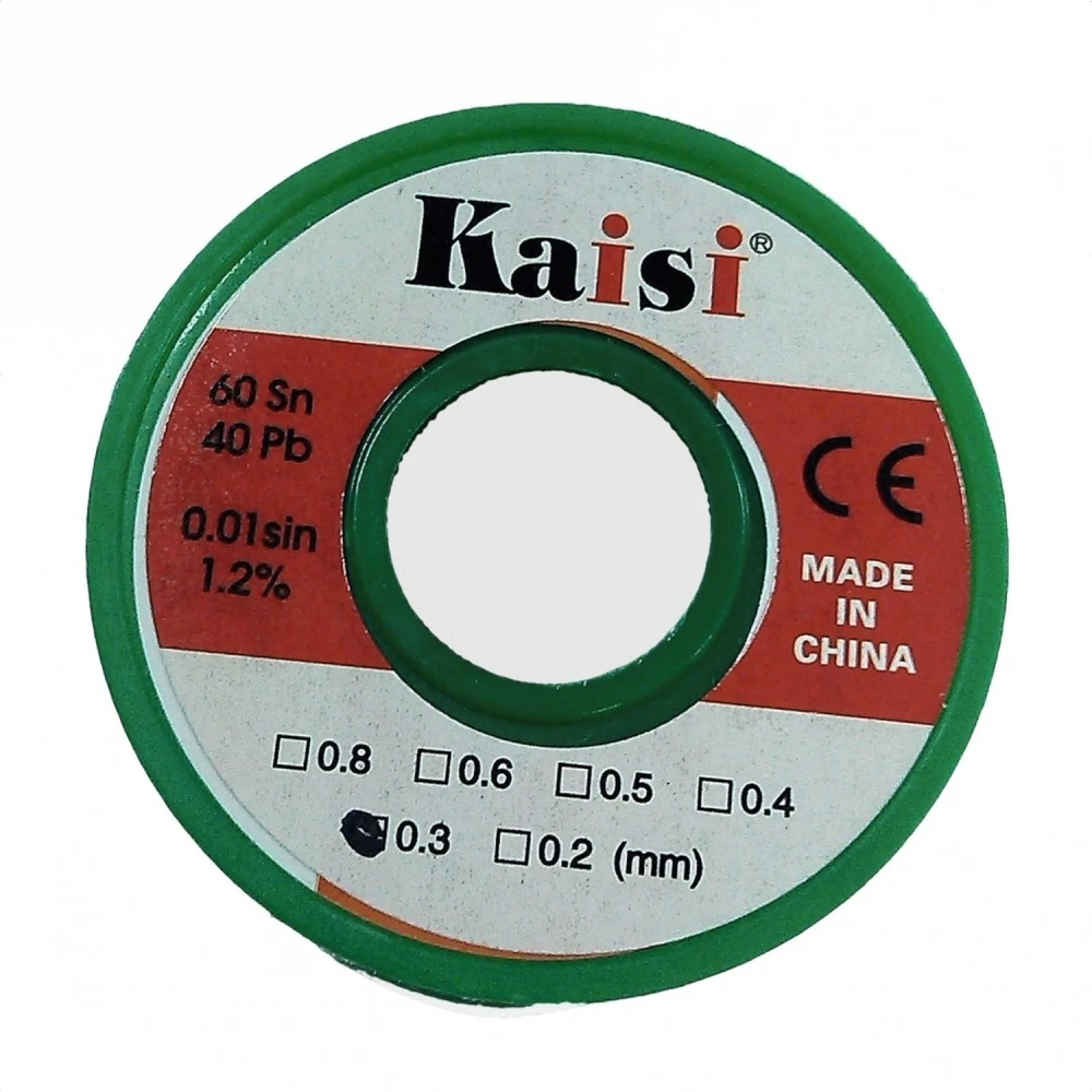 Bobine d’étain 0,3 mm 150 g pour soudure électronique Mlink
