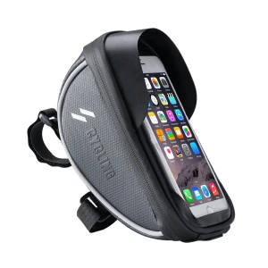 satkit Sacoche support téléphone vélo avec écran tactile et pare-soleil 0.5L