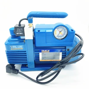 Value Pompe à vide pour climatisation avec manomètre Value VI120SV 3,6m3/h