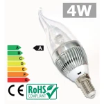 Ampoule LED E14 4W 3300K blanc chaud pour un éclairage efficace et naturel