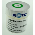 Billes d’étain plombées 0,55 mm 250 000 unités pour soudure BGA