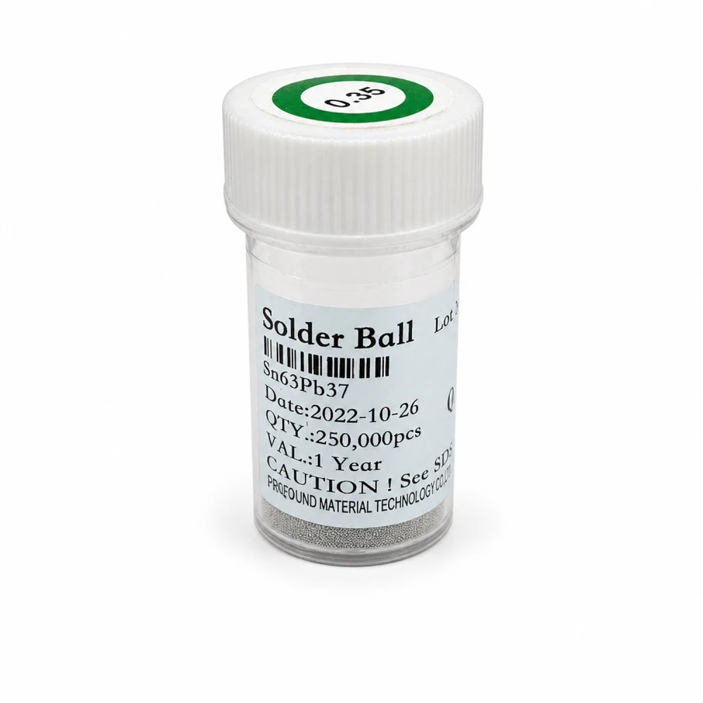 Pot billes à souder avec plomb 0,35mm 250.000 unités pour soudure BGA
