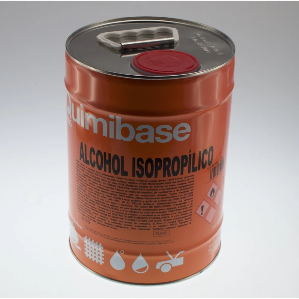 Bouteille d’alcool isopropylique 5 litres pour nettoyage et désinfection